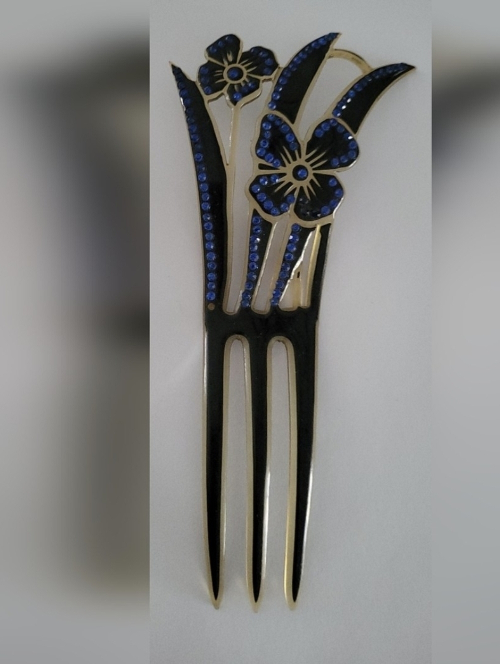 Art Deco Vintage Rhinestone Hair Comb